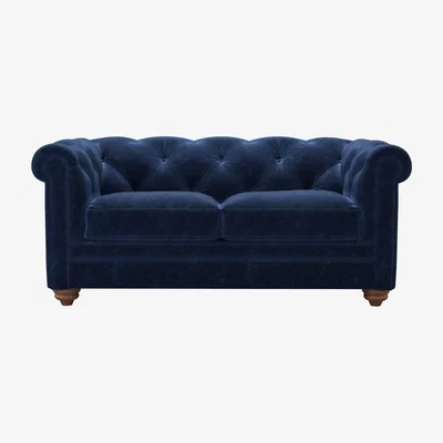 Sofa.com Patrick 2 Seat Sofa Bed in Port Royal Aquaclean Clever Chenille
