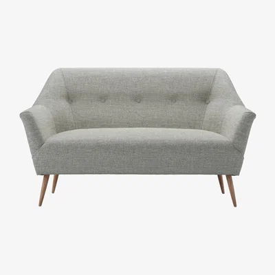 Sofa.com Minnie 2 Seat Sofa in Grey Marl Highland Tweed - sofa.com