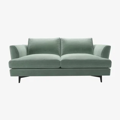 Sofa.com Lars 2 seat sofa in Sage Smart Velvet