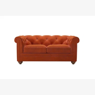 Sofa.com Patrick 2 Seat Sofa bed in Moroccan Spice Smart Velvet - sofa.com