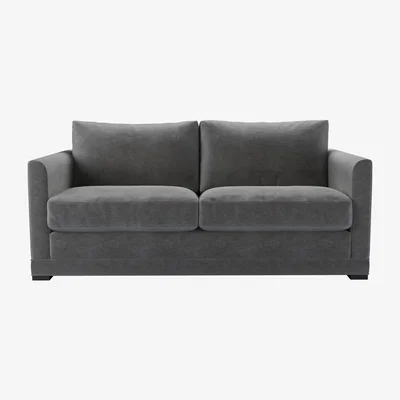 Sofa.com Aissa 2.5 Seat Sofabed in Earl Grey Smart Velvet - sofa.com