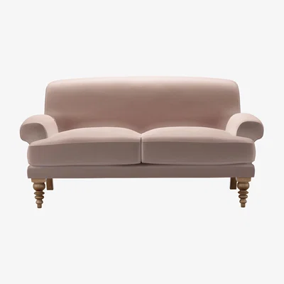 Sofa.com Saturday 2 Seat Sofa (breaks down) in Orchid Cotton Matt Velvet - sofa.com