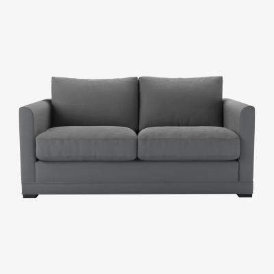 Sofa.com Aissa 2 Seat Sofa Bed in Shadow Brushed Linen Cotton - sofa.com
