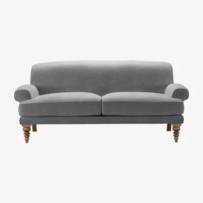 Sofa.com Saturday 2.5 Seat Sofa (breaks down) in Thatch Smart Velvet - sofa.com