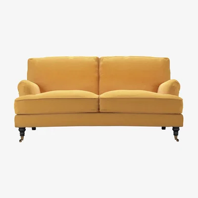 Sofa.com Bluebell 2.5 Seat Sofa in Ochre Easy Cotton - sofa.com