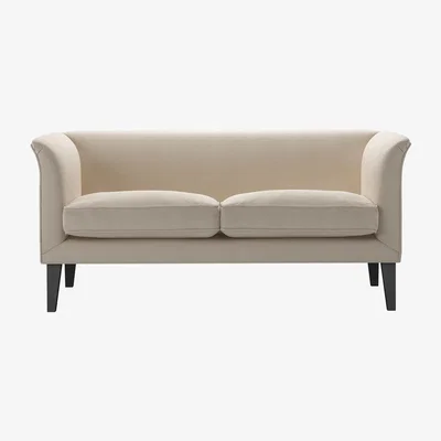 Sofa.com Fingal 2 Seat Sofa in Elderflower Organic Smart Cotton
