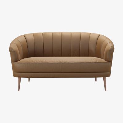 Sofa.com Harper 2 Seat Sofa in Spiced Honey Soft Leather - sofa.com