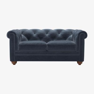 Sofa.com Patrick 2 Seat Sofa in Skyfall Cotton Matt Velvet