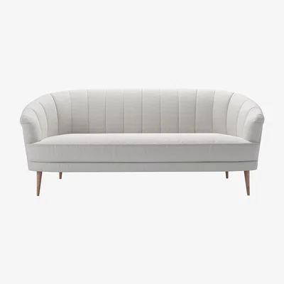 Sofa.com Harper 2.5 Seat Sofa in Alabaster Brushed Linen Cotton - sofa.com