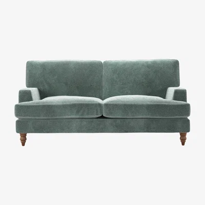 Sofa.com Isla 2.5 Seat Sofa in Peppermint Bubble Velvet - sofa.com