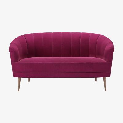 Sofa.com Harper 2 Seat Sofa in Persian Rose Smart Velvet