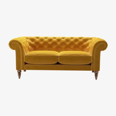 Sofa.com Oscar 2.5 Seat Sofa in Butterscotch Cotton Matt Velvet - sofa.com
