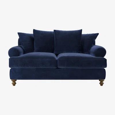 Sofa.com Teddy 2 Seat Sofabed in Cruise Smart Velvet - sofa.com