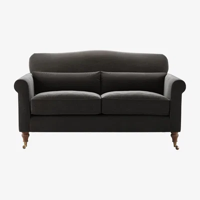 Sofa.com Dahlia 2.5 Seat Sofa in Battleship Grey Smart Cotton - sofa.com