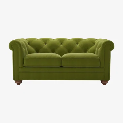 Sofa.com Patrick 2 Seat Sofa in Vine Leaf Organic Smart Cotton