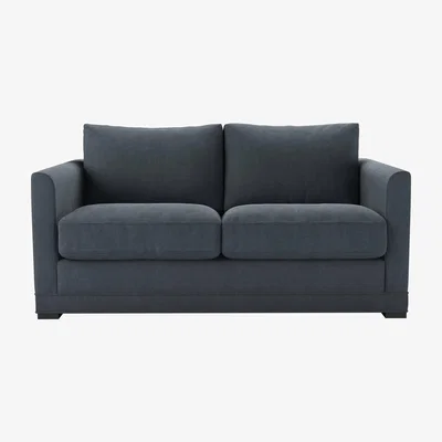 Sofa.com Aissa 2 Seat Sofa in Flint Vermeer Linen - sofa.com