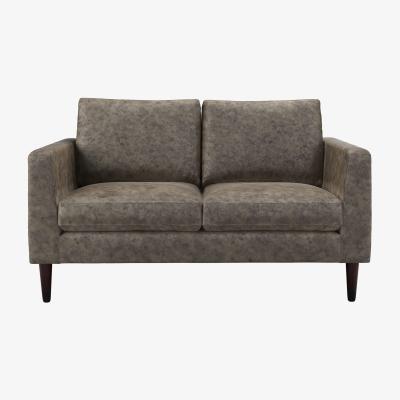 Sofa.com Jude 2 Seat Sofa in Ash Faux Leather
