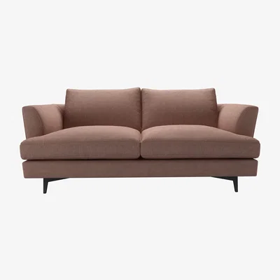 Sofa.com Lars 2 seat sofa in Pinot Noir Norfolk Cotton