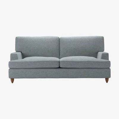 Sofa.com Isla 2.5 Seat Sofabed in Cornflower Silky Jacquard Weave - sofa.com