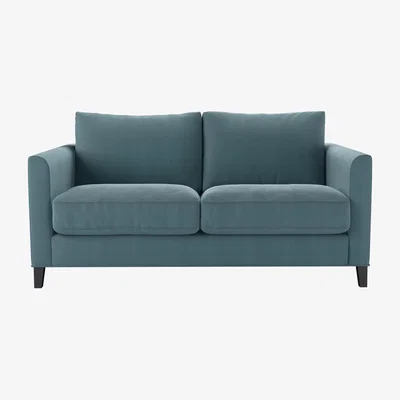 Sofa.com Izzy 2 Seat Sofa in Tide Organic Smart Cotton