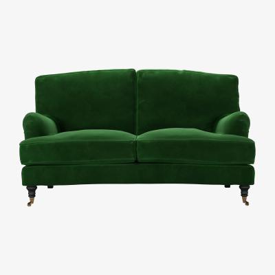Sofa.com Bluebell 2 Seat Sofa (breaks down) in Putting Green Aquaclean Clever Velvet