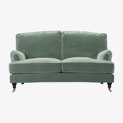 Sofa.com Bluebell 2 Seat Sofa (breaks down) in Sage Smart Velvet - sofa.com