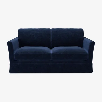 Sofa.com Otto 2 Seat Sofa Bed in Port Royal Aquaclean Clever Chenille