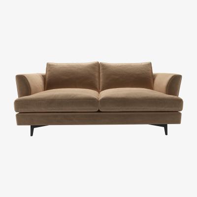 Sofa.com Lars 2 seat sofa in Spiced Latte Cotton Matt Velvet