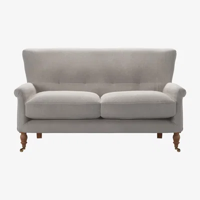Sofa.com Alderney 2 Seat Sofa in Nimbus Aquaclean Clever Velvet