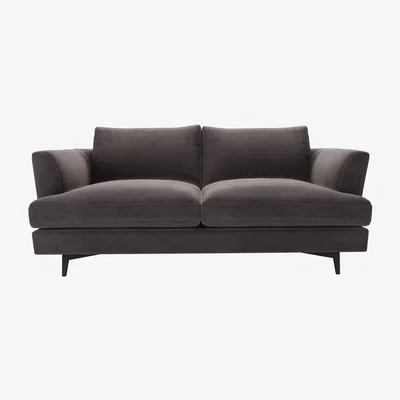 Sofa.com Lars 2 seat sofa in Shale Aquaclean Clever Velvet