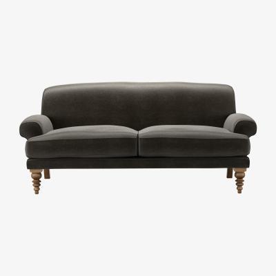 Sofa.com Saturday 2.5 Seat Sofa in Elephant Cotton Matt Velvet - sofa.com