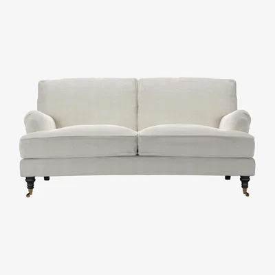 Sofa.com Perfectly Pristine Bluebell 2.5 Seat Sofa in Clay House Basket Weave - sofa.com