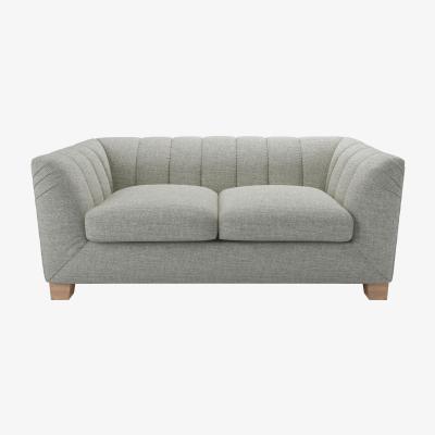 Sofa.com Albie 2 Seat Sofa in Grey Marl Highland Tweed - sofa.com