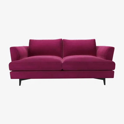 Sofa.com Lars 2 seat sofa in Persian Rose Smart Velvet