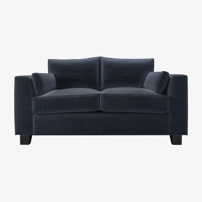 Sofa.com Bowie 2 Seat Sofa in Skyfall Cotton Matt Velvet