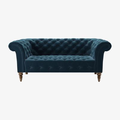Sofa.com Oscar Button Seat 2.5 Seat Sofa in Seaweed Smart Cotton - sofa.com