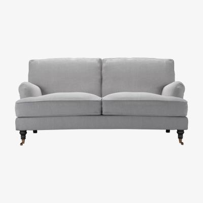 Sofa.com Nearly New Bluebell 2.5 Seat Sofa (breaks down) in Cobble Brushed Linen Cotton - sofa.com