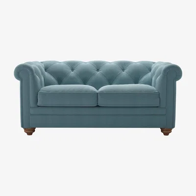 Sofa.com Patrick 2 Seat Sofa Bed in Tide Organic Smart Cotton