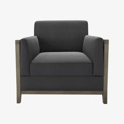 Sofa.com Chester Armchair in Arctic Seal Easy Cotton - sofa.com