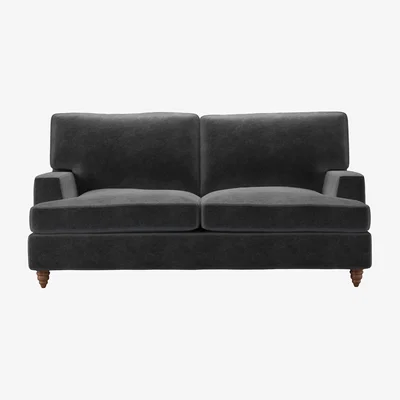 Sofa.com Perfectly Pristine Isla 2 Seat Sofabed in Armour Smart Velvet - sofa.com