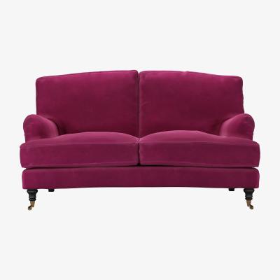 Sofa.com Bluebell 2 Seat Sofa (breaks down) in Persian Rose Smart Velvet