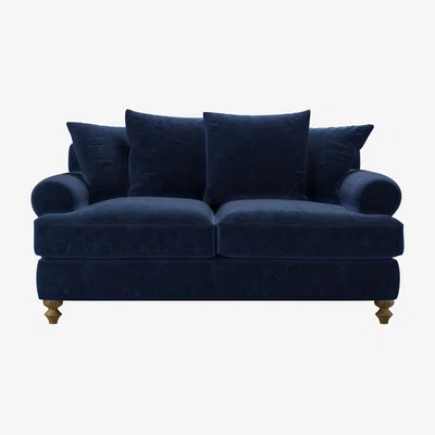 Sofa.com Teddy 2 Seat Sofa Bed in Port Royal Aquaclean Clever Chenille