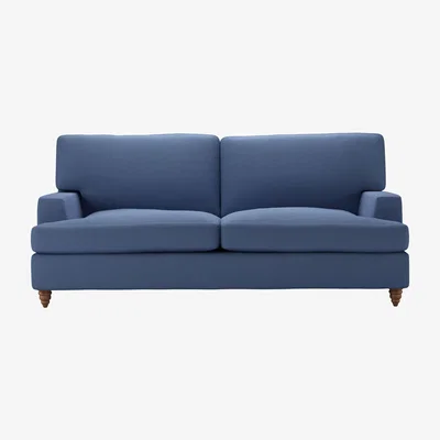 Sofa.com Isla 2.5 Seat Sofabed in Oxford Blue Brushed Linen Cotton - sofa.com