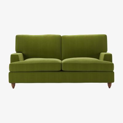 Sofa.com Isla 2 Seat Sofa Bed in Vine Leaf Organic Smart Cotton