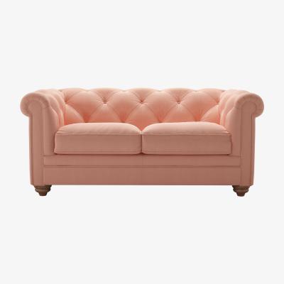 Sofa.com Patrick 2 Seat Sofa in Sakura Pink Organic Smart Cotton