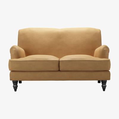 Sofa.com Snowdrop 2 Seat Sofa (breaks down) in Turmeric Powdered Leather