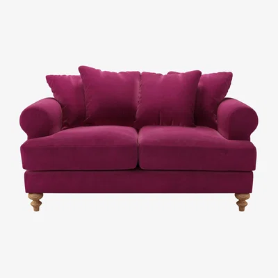 Sofa.com Teddy 2 Seat Sofa in Persian Rose Smart Velvet
