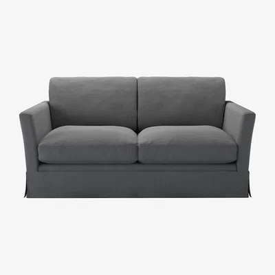 Sofa.com Otto 2 Seat Sofa Bed in Shadow Brushed Linen Cotton - sofa.com
