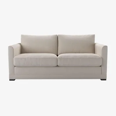 Sofa.com Perfectly Pristine Aissa 2.5 Seat Sofa in Taupe Brushed Linen Cotton - sofa.com