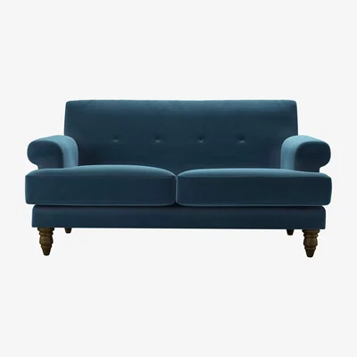Sofa.com Perfectly Pristine Remy 2 Seat Sofa in Seaweed Smart Cotton - sofa.com